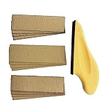 Sharplace Handschleifset Schleifpapier Polierschleifpapier Selbstkleb