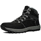 BEIAKE Herren und Damen Plüsch Winterstiefel Wasserdicht Anti-Rutsch Super Warm Unisex Schneestiefel Outdoor Männliche Wanderschuhe Arbeitsschuhe G