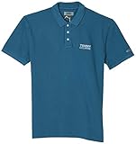 Tommy Hilfiger Herren TJM Logo Garment DYE Polo Poloshirt, Blau (Saxony Blue 413), X-Small (Herstellergröße:XS)