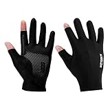 Faletony 1 Paar Handschuhe Angeln Gloves Neopren Handschuhe Angelhandschuhe Sonnenschutz atmungsaktiv Anti-Skid Fahrrad-Handschuhe für Damen und H