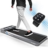 Kinetic Sports FW5000 Laufband ultradünn, 750W Motor, LCD-Display, Bluetooth Lautsprecher, Geschwindigkeit 0,8-6 km/h, 6+1 Programme, GEH- und Lauftraining, Fernbedienung, Heim/Bü