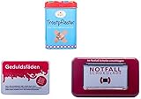 Trost-Set | Geschenk-Set | Notfall-Paket | Seelentröster | Schokolade und Fruchtgummi | Trostpflaster | Notfallschokolade | G