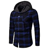 UISIEAF Herren-Eco-Lederjacke-Leichte-Ecoleder,Herren-Hemd-V-Ausschnitt-Geschnittenes-Stehkragen,Feinstrick-Pullover-Langarmshirt-Rundhals-Pullover181