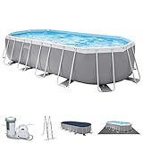 Intex Swimming Pool 610 x 305 x 122 cm Frame Pool Set Prism Oval 26798