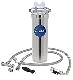 Alvito EinbauFilter Inox A Edelstahl langlebiger und stabiler Edelstahl Wandhalter aus E