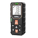Amazon Brand – Umi Laser Entfernungsmesser, 70M/229Ft Entfernungsmesser, Tragbare Lasermessgerät mit 2 Libellen, ±2 mm Genauigkeit, LCD Hintergrundbeleuchtung, S