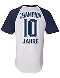 Jungen Fussball Trikot zum 10. Geburtstag Jahrgang 2012 - Champion 10 Jahre (146)