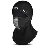 INBIKE Sturmhaube Motorrad Fahrrad Sturmmaske Winter Ski Maske Balaclava Für Rdfahren Skifahren Snowboard Und Andere Wintersporten Schwarz, ZL