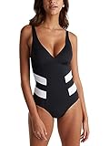 ESPRIT Damen EASTCOAST Beach pad.Shaping Swimsuit Badeanzug, 001/BLACK, 38