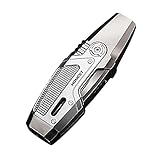 Feuerzeug Sturmfeuerzeug, 2 Jet Flammen Feuerzeug ​Zigarre Gasfeuerzeug Gas Nachfüllbar,Einstellbare Doppelflamme mit Safety Lock, für BBQ Kerze Grillen Wandern（Ohne Gas）