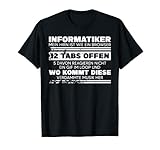 Lustiges Geschenk für Informatiker EDV IT Computertechniker T-S
