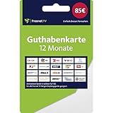 Guthabenkarte zur Verlängerung von freenet TV für 12 Monate (Gutschein, Voucher, Aktivierungskarte)