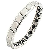 Carejoy Armband, Titan und Germanium, 20 Steine, Bio-Energie, Heilarmband für Herren und D