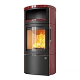 Kaminofen Hark 44-5.1 GT ECOplus bordeaux-rot Korpus grap