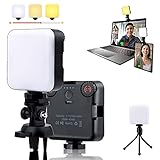 2500K-6500K Videokonferenz-Fülllicht 10 Stunden 2000 mAh Akku Tragbare LED-Lampe Handy-Kamera Einstellbare Computer-Live-Übertragung Fotografie-L