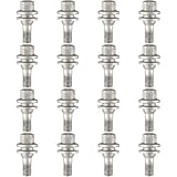 Ellis Excellence -Sicherheitsmuttern, Unterlegscheibe, M12 x 1,25, 17 Sechskant, kompatibel mit Citroen und Peugeot, 16 StÃ¼ck