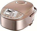 Midea MB-FS5017 Reiskocher mit Dampfgarer & Warmhaltefunktion, 5,0l Multikocher, Brushed Brow