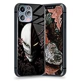 Bleach Hollow Ichigo Mask Anime Phone Case Manga Shell Cover (gehärtetes Glas, glänzend, für iPhone 12 Pro Max)