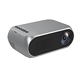 fasloyu Mini Heimkino Beamer, YG320 Mini Projektor Haushalt LED Tragbarer kleiner Projektor, Support 1080P Full HD, Projector (Grau)