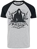 Harry Potter Death Eater Männer T-Shirt grau meliert/schwarz M