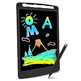 Richgv 10 Zoll LCD Schreibtablett,LCDWriting Tablet,EIN Schlüssel zum Löschen Funktion,Doodle Malen Board,Ultradünn und tragbar,Geschenk für Kinder,Schul Familie Erwachsene Bü