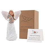 Engelsfigur Freundschaft, Hunde-Gedenkstätten, Haustier-Verlust-Geschenke, Passed Away Hundegeschenke, Gedenkgeschenke für Trauende Haustierbesitzer, handgeschnitzte betende Engelskulptur (Stil B)