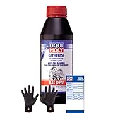 Brünte Feingrip Montagehandschuhe + Original Liqui Moly 500ml Getriebeöl Gear Oil (GL4) SAE 80W 1401