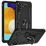 RanTuo Schutzhülle für Huawei Y6 Pro (2019) Hülle, TPU + PC 2 in 1 Doppelschutz, Robust, Kratzfest, Stoßfest, Mit Haltersitz, für Huawei Y6 Pro (2019) Handyhülle.(Schwarz)