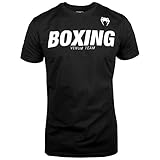 Venum Herren Boxing VT T-Shirts, Schwarz/Weiß, M