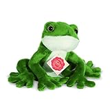 Teddy Hermann 92020 Frosch 15 cm, Kuscheltier, Plü