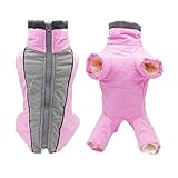 JULY'S SONG Hundejacke Hundemantel Wasserdicht Fleece gefüttert Warme Winterjacke Hunde Bekleidung für Winter Herb