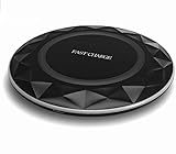 GiTech 10W Fast Wireless Charger Schnelles Qi Induktions Ladegerät, Ladestation für iPhone Xs/Xr/X/8/8 Plus, Samsung Galaxy S9/S8/S8 Plus/S7/S6 Edge/Note 8/Note 5 und Alle Qi-Fähige Geräte von Limx