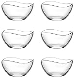 Lav 6tlg Glasschalen 215 ml Vira Schalen Glasschale Dessertschale Vorspeise Glas G