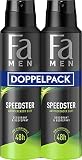 Fa Men Deodorant & Bodyspray Speedster mit aktivierend-frischem Duft, 48h Schutz 2er, 300