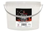 Salpeter, Kaliumnitrat, Kalisalpeter Bengalsalpete, KNO3 in Lebensmittelqualität, mit Rieselhilfe – Hergestellt in Deutschland. PE-HD Eimer 2500g (2,5 KG)
