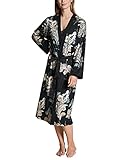 CALIDA Damen Favourites Seduction Kimono Pyjamaoberteil, Schwarz, 40-42