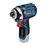 Bosch Professional 12V System Akku Drehschlagschrauber GDR 12V-105 (ohne Akkus und Ladegerät, im Karton)