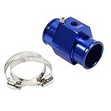 Jenngaoo 36mm Wassertemperatursensor Auto Universal Metall Wassertemperatur Verbindungsrohr Temperatursensor Adapter Messgerät Kühlerschlauch Adap