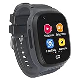 UK-ypfSoft Kinder Smart Watch für Jungen Mädchen, Kindertelefon Smartwatch mit Anrufen Kamera Taschenlampe Taschenlampe Kinder Smart Watch Geschenke für Kinder im Alter von 4-12 (Color : Black)