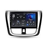 ADMLZQQ Autoradio Doppel Din Mit Navi for Toyota Yaris Vios L 2016-2019 Car Radio Android 10.0 9'' Touchscreen Bluetooth 5.1 RDS WiFi DSP Kameraaufnahme SWC Unterstützt DAB+/OBDII/Carplay ETC,8