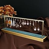 YUKM Schmuckständer Halter,Hängender Ohrring Organizer Ohrringaufbewahrung,14 Ohrringlö