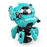 abiet Roboterspielzeug Roboter Kinder Spielzeug Roboter Spielzeug für Kinder Roboterspielzeug Elektrischer singender Tanzender Roboter mit blinkendem LED-Licht Geschenke für Kinder,zufällige Farb
