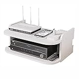 LIUNA Router Easy Heat Dissipation Shelf ， Stanzfreie Wohnzimmer-TV-Wand-Set-Top-Box ，Rack-Router-Aufbewahrungsbox， Kreatives WiFi-Wandregal ，Halter-Aufbewahrungsbox-Organizer (Color:1)