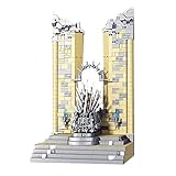 Leic Iron Throne Model 1146 + Pcs Baustein Sci-Fi Filme Palace Throne Model für Game of Thrones Kompatibel mit Leg