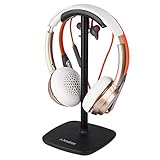 Avantree HS910 Dual Nackenbügel Kopfhörer Ständer Halter, Kleiner On-Ear Headset Halterung auf Schreibtisch, Robust und Leicht, Kopfhörerständer für Zwei (2) Kabellos oder Kabelgebunden Ohrhö