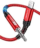 JSAUX iPhone AUX Kabel Auto Audio Kabel 1,8M [Apple MFi Zertifiziert] Lightning zu 3,5mm Klinke kopfhörer Nylon Kabel für 13 13 Mini 13 Pro 13 Pro Max 12 12 Pro 12 Pro Max 11 11 Pro Max X XS XR 8 -R