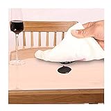 SHIJINHAO Transparentes Schutzpolster Für Die Tischplatte, wasserdichte PVC-Tischdecke Schutzfolie, Desktop Löschbarer Möbelschutz Zum Nachttisch, Computertisch (Farbe : Klar, Größe : 90x180cm)