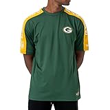 New Era NFL Green Bay Packers Oversized Shoulder Print T-Shirt Herren dunkelgrün, S
