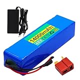 WXYLYF Wiederaufladbare Lithiumbatterie 48V 14Ah E-Bike-Lithium-Akkupack Mit Ladegerät + BMS, E-Bike Akku Für 250W 350W 500W 750W 1000W Elektroroller M