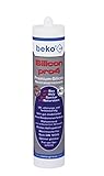 BEKO 22411 Silicon pro4 Premium 310 ml MITTELBRAUN/BUCHE-/EICHE-DUNKEL